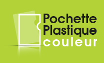 Pochette plastique couleur - Logo